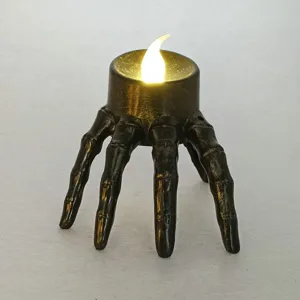 Halloween Skelett Hand LED Nachtlicht gruselige Geisterfest dekorative Kerzenlampe