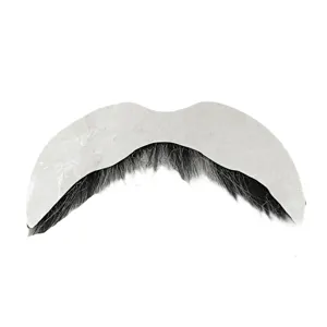 Baffi finti per festa di Halloween autoadesivi accessorio di costume per uomini comico.