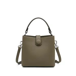 Sac seau femme en cuir veritable elegante sacoche bandouliere tendance sac a main chic
