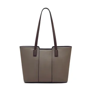 Women Genuine Leather Tote Bag Large Capacity Handbag Casual Commuting Shoulder Bag