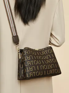 Women stylish bucket shoulder bag summer new commuter crossbody bag elegant design handbag