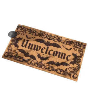 Paillasson Halloween chauve-souris drôle tapis d'entrée intérieur extérieur porche sol