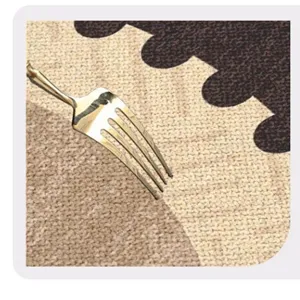 Alfombra de baño de tierra de diatomeas lino dibujo animado absorbente antideslizante entrada