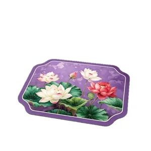 Tappetino scolapiatti in terra di diatomee stile cinese, tappeto assorbente per piano cucina.