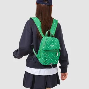 Sac a dos femme decontracte pois vert leger nylon cartable mignon voyage ecole sac