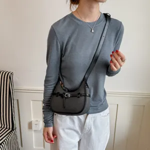 Borsa a secchiello versatile in stile coreano chic autunno pendolarismo tracolla.