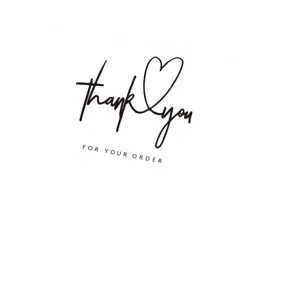 White thank you gift card simple greeting card for holiday gift wrapping and card supply