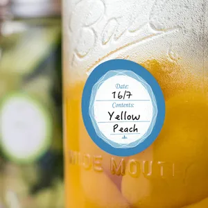 Entfernbarer wasserdichter Datumsaufkleber fuer Vorratsglas zur Inhaltsmarkierung Detail.