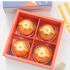 Süße Smiley Backaufkleber Set mit Geschenkbox für handgemachte Gebäck und DIY Dessert Verpackung.