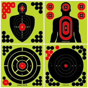 Selbstklebende Schießscheibe Aufkleber Fluoreszierende Zielscheibe Patches Für Bogenschießen Darts Zielen Praxis Training