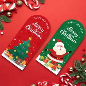 Christmas decorative sealing stickers festive gift packaging labels Santa tree design
