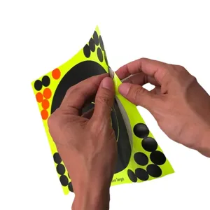 8 Zoll Fluoreszierende Schiessziel Aufkleber Selbstklebende Bogen Zielscheibe Training