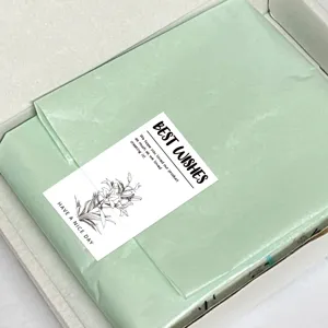 Rectangle minimalist sealing sticker for packaging boxes, adhesive label for express delivery.
