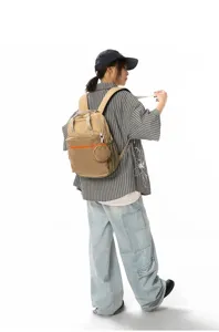 Grand capacite sac a dos femme loisir voyage leger cartable stylise sac d'ecole mode