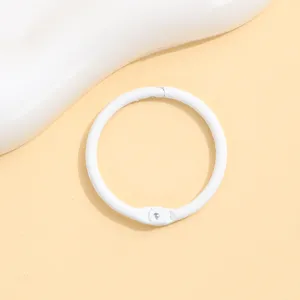 White metal loose leaf ring book binder ring DIY keyring bag pendant metal accessory storage ring