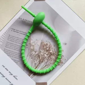 Groene siliconen kikkervisje kabelbinder winde tas lanyard decoratieve accessoire DIY gesp