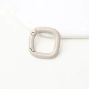 Legering vierkante veergesp metaal veerring sleutelhanger DIY accessoire tas gesp