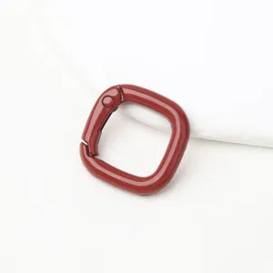 Metalen vierkante veergesp DIY accessoire voor tassen en sleutelhanger onderdelen