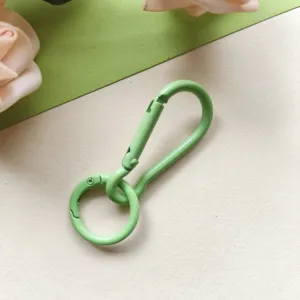 Candy colored alloy gourd buckle spring ring keychain bag pendant DIY accessories!