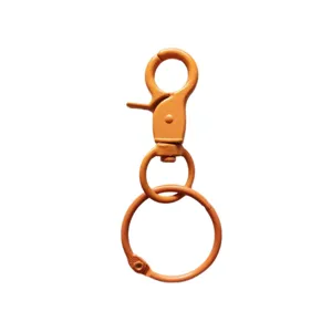 Moschettone in metallo color caramella portachiavi accessorio pendente borsa DIY