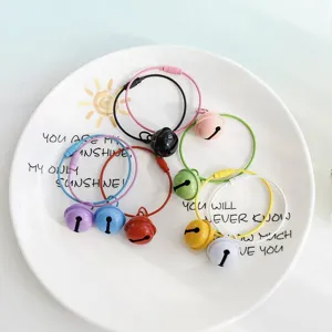 Metal Bell Keychain Colorful Steel Wire Ring Bag Pendant Cute Gift Decorative Accessory For Daily Use