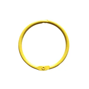 Anneau de reliure en metal jaune anneau de carte porte-cles accessoire pour bricolage