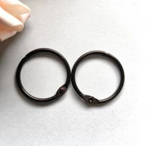 Metal 30mm binder rings loose leaf open rings DIY jewelry accessories storage key rings