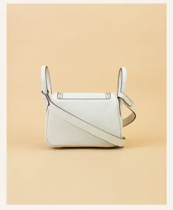 Mini leather crossbody bag women luxury style shoulder handbag top handle designer purse