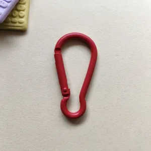 Red aluminum alloy gourd buckle carabiner clip for DIY bag keychain hardware accessory hook