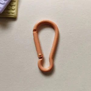 Orange painted aluminum alloy gourd hook keychain bag DIY hanging accessory hardware