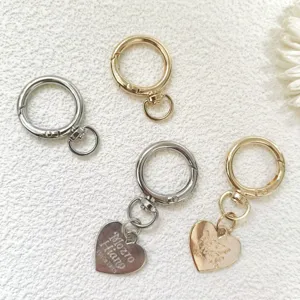 Rotatable Round Zinc Alloy Spring Buckle Bag Chain Accessories DIY Luggage Hardware Spring Snap Hook Clip