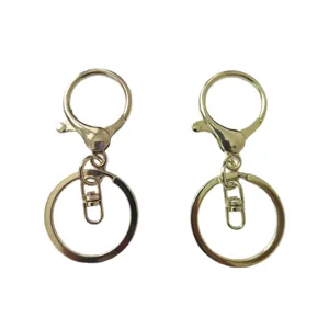 Zinc alloy lobster clasp keychain metal hardware DIY bag toy doll pendant wholesale accessories