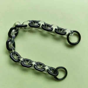 Catena in acrilico tracolla per borsa telefono DIY accessori decorativi trasparente.