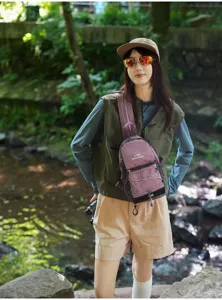 Multifunctionele outdoor sport borsttas, lichte mini crossbody tas voor dagelijks gebruik.