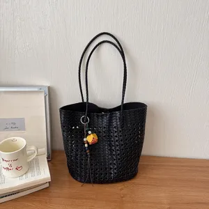2026 Neue Minimalistische Gewebte Tasche Stilvolle Handtasche Schultertasche Damen