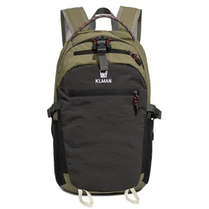Outdoor hiking backpack large capacity sport travel rucksack mountaineering bag green main view