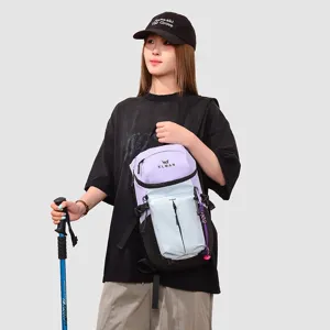 Zaino da Montagna all'Aperto Leggero Grande Capacità Impermeabile in Nylon Borsa Sportiva per Uomo Donna Tempo Libero