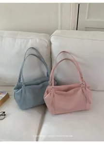 Bolso de hombro grande y suave moda trabajo mujer bolso casual elegante retro tote bag