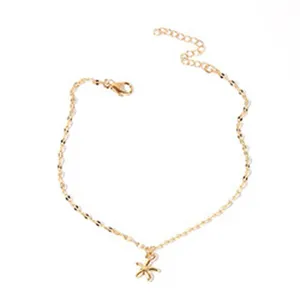 Gouden enkelbandje strand minimalistische ketting voet sieraden voor vrouwen sexy