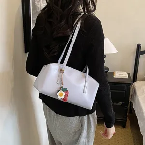 Apli anichti mov tsanta omou gia gynaikes, aneti kai stylati Boston kousin tote bag.