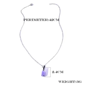 Fashion cute milk tea cup pendant necklace with 42cm perimeter for women daily wear details