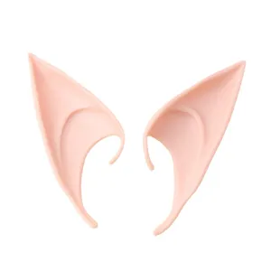 Roze elfje oren cosplay kostuum accessoires voor feest verkleed als fantasie fee rekwisieten