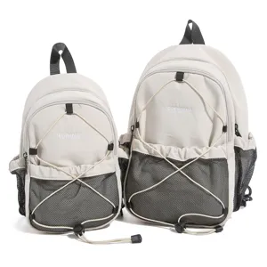 Japanischer Kontrastfarben Rucksack Outdoor leicht Freizeit Schultasche für Damen Alltagsschule