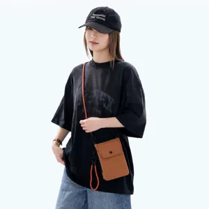 Donna moda mini borsa a tracolla telefono casual piccola borsa quadrata elegante