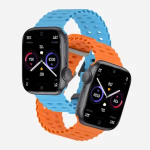 Λουράκι σιλικόνης συμβατό με Apple Watch Ocean διπλή αγκράφα αθλητικό καρπός 49mm 45mm 44mm