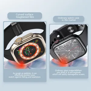 Σκληρή θήκη και προστατευτικό οθόνης Apple Watch λεπτομερής σύγκριση της προστασίας.