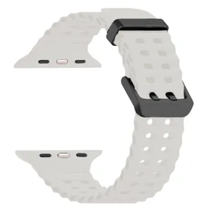 Λουράκι σιλικόνης για Apple Watch Ocean band διπλή αγκράφα 49mm 45mm 44mm αθλητικό