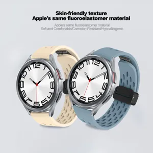 Cinturino in silicone per orologio ricambio sportivo traspirante compatibile smartwatch