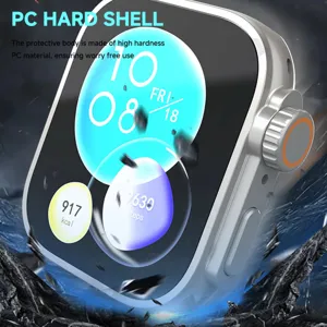 Coque de protection rigide en PC pour montre connectée, design robuste anti-chocs quotidien.