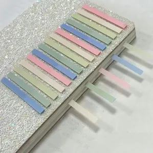 Bunte Haftnotizen mit Farbverlauf extrem schmale Seitenmarker Notizbuch Bürobedarf